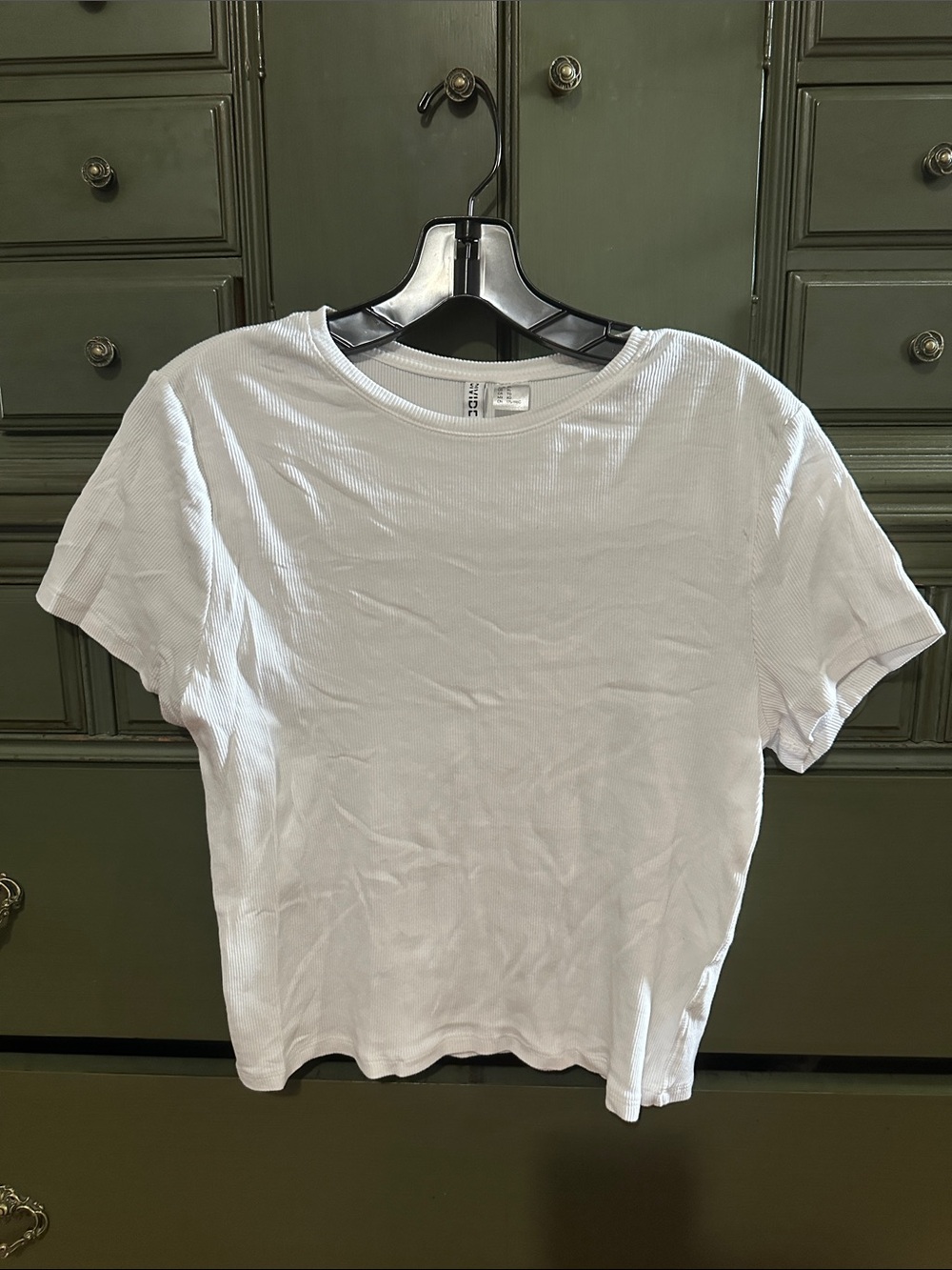 Divided White Short Sleeve Crewneck Tee